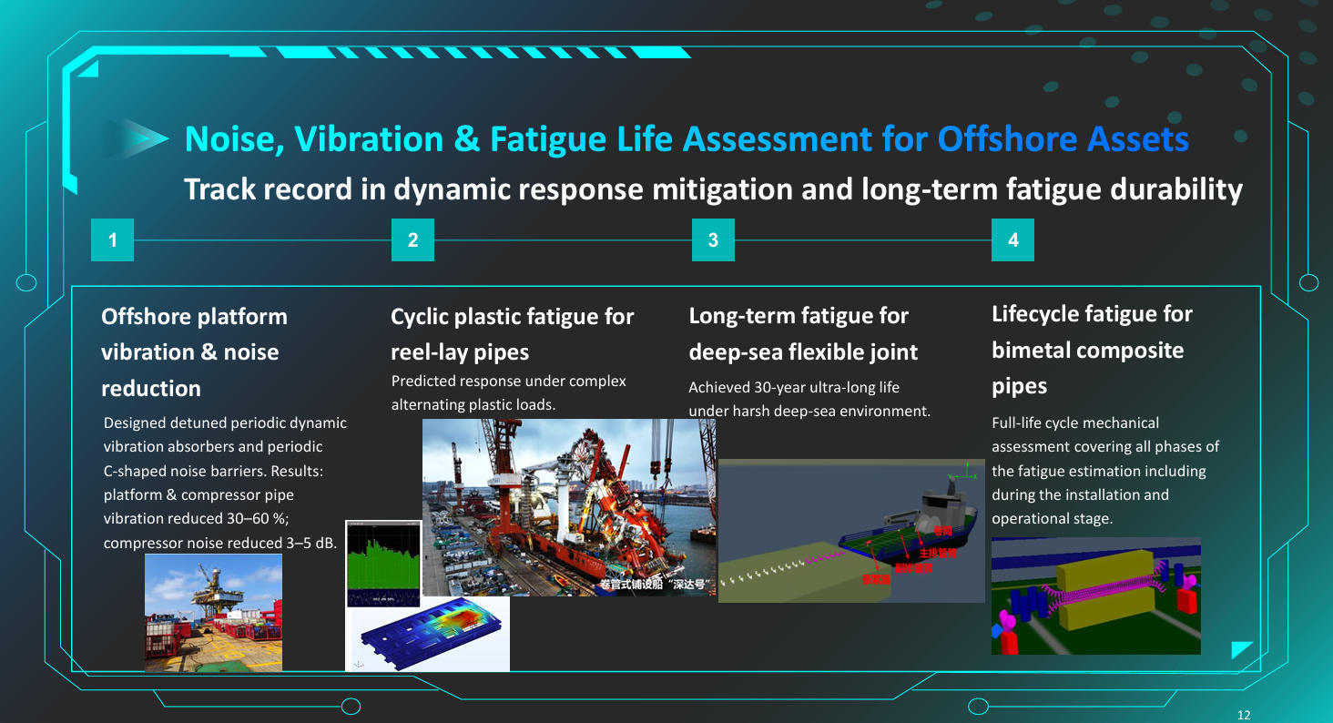 Noise, Vibration & Fatigue Life Assessment for Offshore Assets